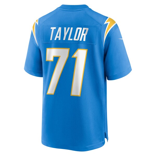 Branson Taylor Los Angeles Chargers Nike Team Game Jersey - Powder Blue - Image 4