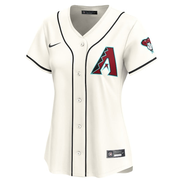 Arizona Diamondbacks Nike Women's Home Limited Custom Jersey - White - Image 2