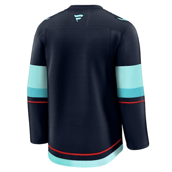 Seattle Kraken Home Premium Jersey - Deep Sea Blue/White - Image 4