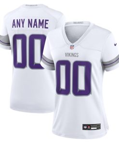 Minnesota Vikings Nike Women's Alternate Custom Game Jersey - White