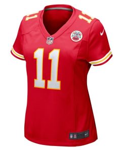 Alternative view of Carson Wentz Kansas City Chiefs Nike Women's  Game Jersey -  Red