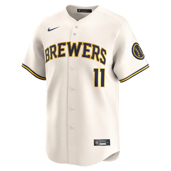 Rowdy Tellez Milwaukee Brewers Nike Home Limited Player Jersey - Cream - Image 2