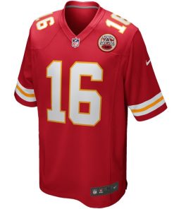 Alternative view of Len Dawson Kansas City Chiefs Nike Game Retired Player Jersey - Red