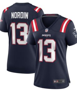 Quinn Nordin New England Patriots Nike Women's Game Player Jersey - Navy