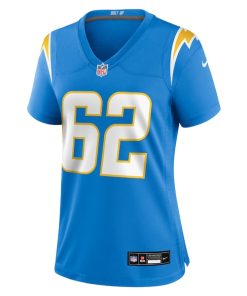 Alternative view of Nash Jones Los Angeles Chargers Nike Women's Team Game Jersey -  Powder Blue