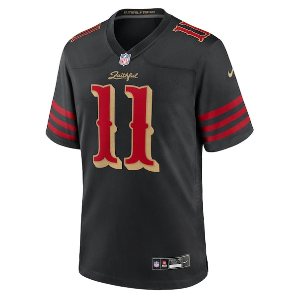 Brandon Aiyuk San Francisco 49ers Nike 2025 Rivalries Collection Game Jersey - Black - Image 2