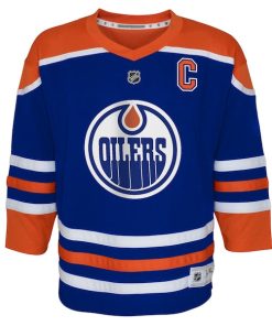 Alternative view of Connor McDavid Edmonton Oilers Preschool Home Replica Player Jersey - Royal