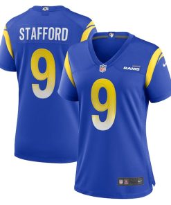 Matthew Stafford Los Angeles Rams Nike Women's Game Jersey - Royal/White