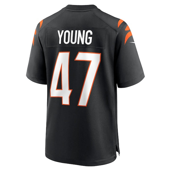 Craig Young Cincinnati Bengals Nike Team Game Jersey - Black - Image 3