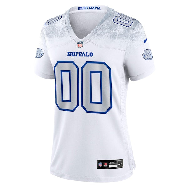Buffalo Bills Nike Women's 2025 Rivalries Collection Custom Game Jersey - White/Royal - Image 3