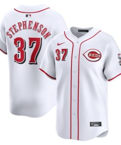 Tyler Stephenson Cincinnati Reds Nike Home Limited Player Jersey - White