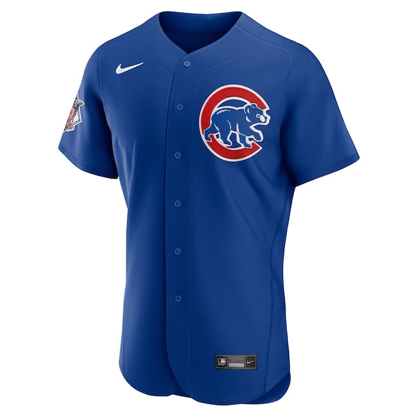 Chicago Cubs Nike Alternate Authentic Custom Jersey - Royal - Image 3