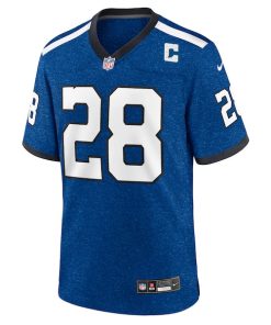 Alternative view of Marshall Faulk Indianapolis Colts Nike Indiana Nights Alternate Game Jersey - Royal