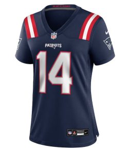 Alternative view of Robert Spillane New England Patriots Nike Women's Team Game Jersey -  Navy