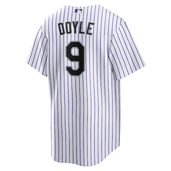 Brenton Doyle Colorado Rockies Nike Youth Home Replica Jersey - White - Image 3