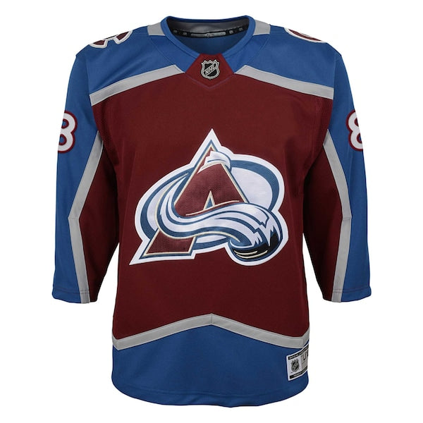 Cale Makar Colorado Avalanche Youth Home Premier?Player Jersey - Burgundy - Image 2