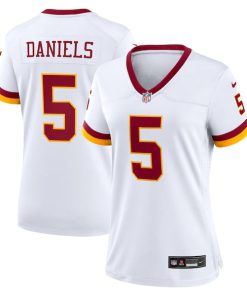 Jayden Daniels Washington Commanders Nike Women's Game Super Bowl Era Jersey - White