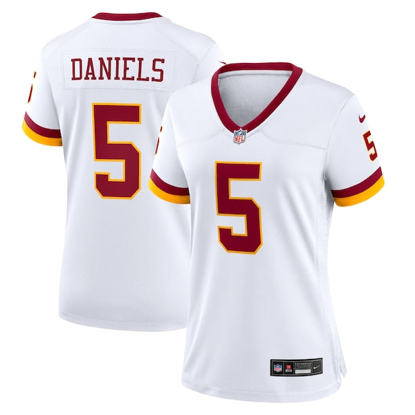 Jayden Daniels Washington Commanders Nike Women's Game Super Bowl Era Jersey - White