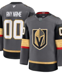 Vegas Golden Knights  Alternate Premium Custom Jersey - Gray/Gold/White
