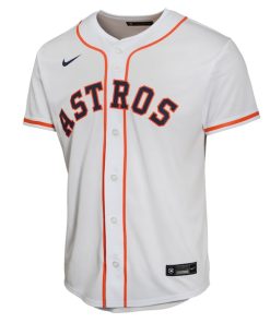 Alternative view of Houston Astros Nike Youth Home Game Jersey - White