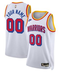 Golden State Warriors Nike Unisex Adult Swingman Custom Jersey - Classic Edition - White