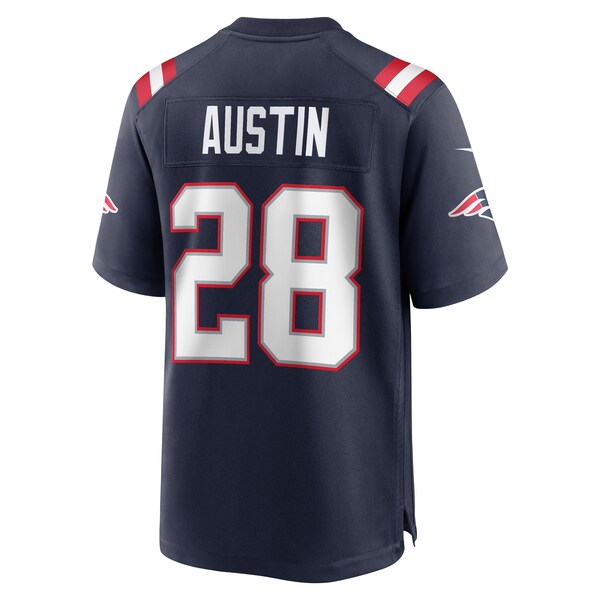 Alex Austin New England Patriots Nike Game Jersey - Navy - Image 3