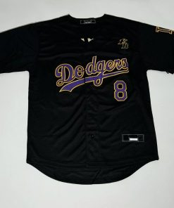 Kobe Bryant Legend Los Angeles Dodgers 8/24 Special Jersey ¨C Black