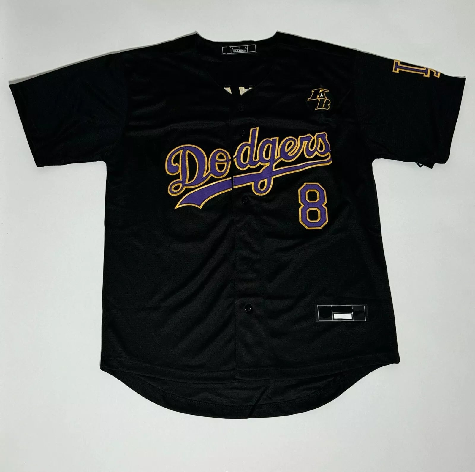 Kobe Bryant Legend Los Angeles Dodgers 8/24 Special Jersey ยจC Black