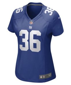 Alternative view of Tony Jefferson New York Giants Nike Women's Game Player Jersey - Royal