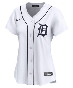 Alternative view of Detroit Tigers Nike Women's Home Limited Custom Jersey - White