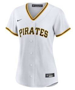 Alternative view of Bubba Chandler Pittsburgh Pirates Nike Women's Home Replica Jersey - White