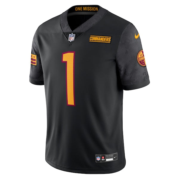 Jahan Dotson Washington Commanders Nike Alternate Vapor Untouchable Limited Jersey - Black/Burgundy - Image 3