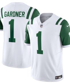 Ahmad Sauce Gardner New York Jets Nike Classic Alternate Vapor F.U.S.E. Limited Jersey - White
