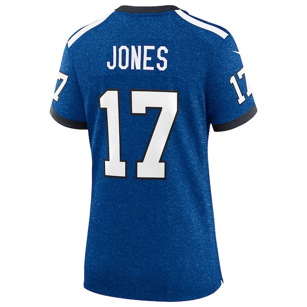 Daniel Jones Indianapolis Colts Nike Women's Alternate 2 Indiana Nights Game Jersey - Heather Royal/Royal - Image 4