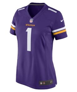 Alternative view of Shaquill Griffin Minnesota Vikings Nike Women's Team Game Jersey -  Purple