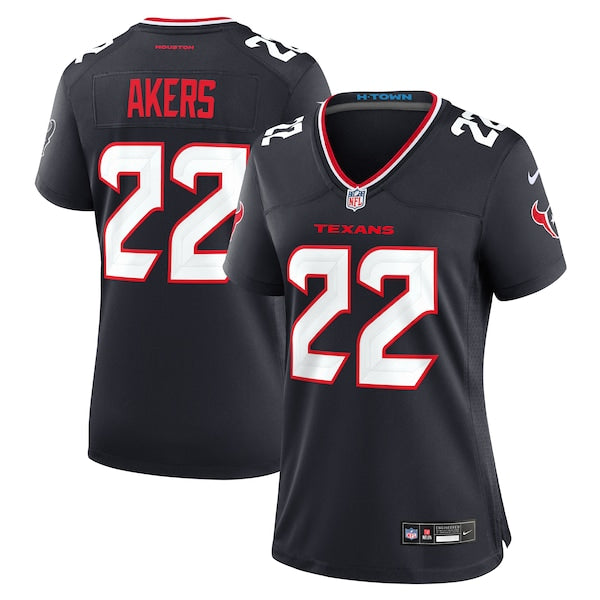Cam Akers Houston Texans Nike Women's Team Game Jersey - Navy