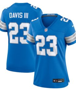 Carlton Davis III Detroit Lions Nike Women's Game Jersey -  Blue