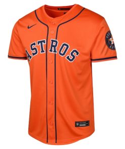 Alternative view of Houston Astros Nike Youth Alternate Limited Jersey - Orange