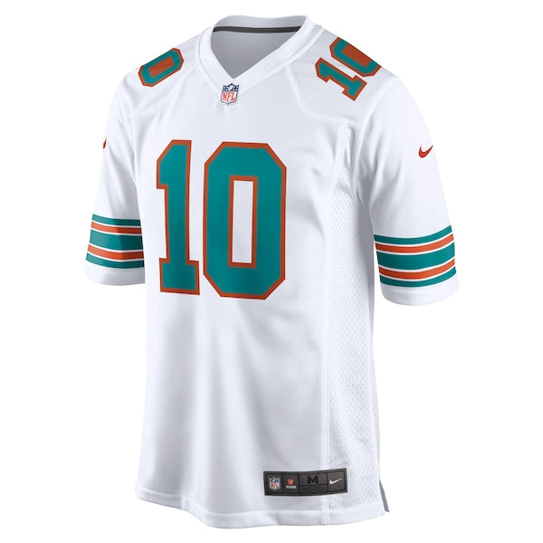 Tyreek Hill Miami Dolphins Nike Alternate Game Jersey - White/Aqua - Image 3