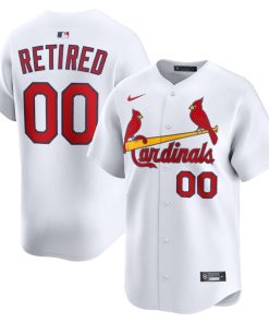 St. Louis Cardinals Nike Home Limited Pick-A-Player Retired Roster Jersey - White
