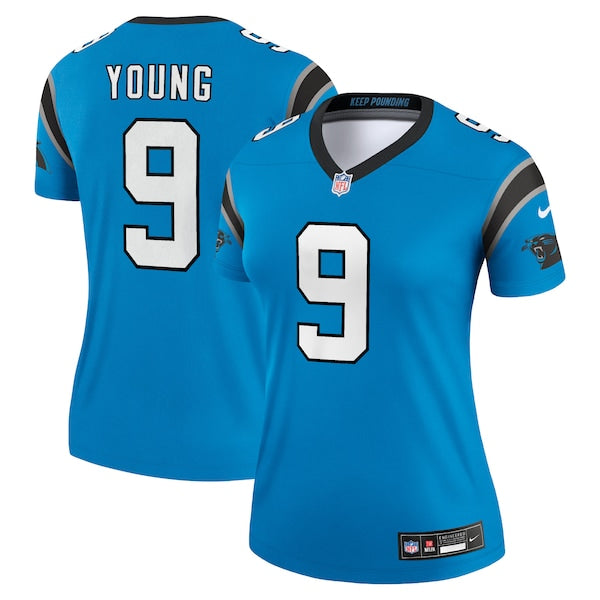 Bryce Young Carolina Panthers Nike Women's Legend Jersey - Blue/Black - Image 2