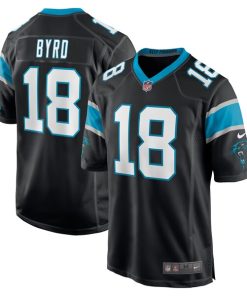 Damiere Byrd Carolina Panthers Nike Game Player Jersey - Black