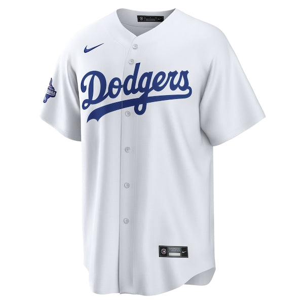 Freddie Freeman Los Angeles Dodgers Nike Home 2025 World Series Champions Replica Jersey - White - Image 2