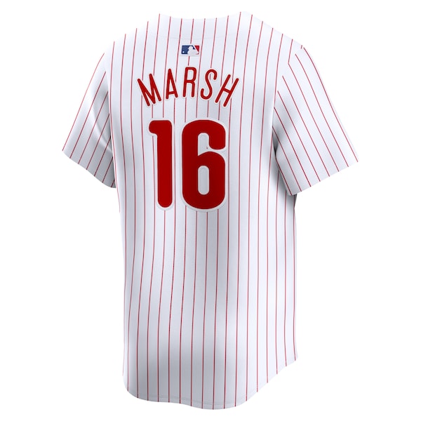 Brandon Marsh Philadelphia Phillies Nike Home Limited Player Jersey - White - Image 3
