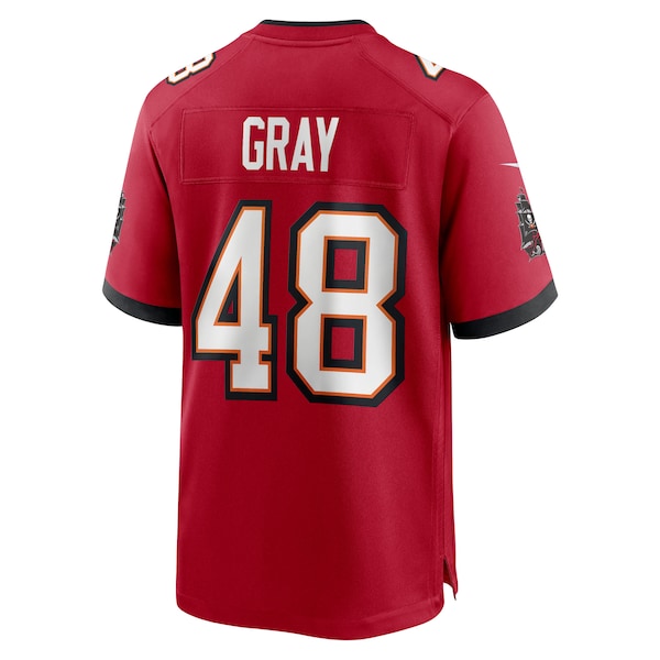 JT Gray Tampa Bay Buccaneers Nike Team Game Jersey - Red - Image 3