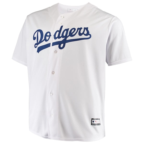 Mookie Betts Los Angeles Dodgers Big & Tall Replica Player Jersey - White/Gray/Royal - Image 3