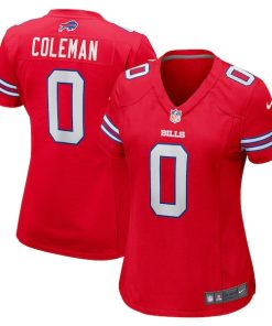 Keon Coleman Buffalo Bills Nike Women's Alternate Game Jersey -  Red/Royal