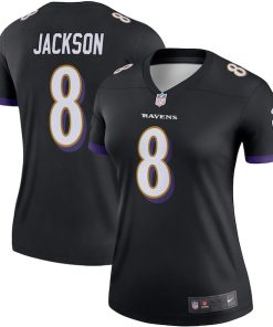 Lamar Jackson Baltimore Ravens Nike Women's Legend Team Jersey - Black