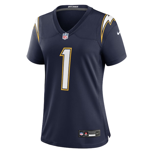 Quentin Johnston Los Angeles Chargers Nike Women's Alternate Super Chargers Game Jersey - Navy - Image 2