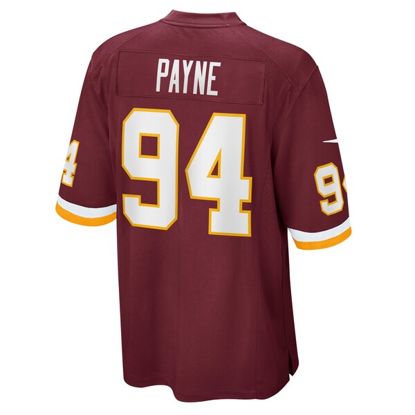 Daron Payne Washington Football Team Nike Game Player Jersey - Burgundy - Image 3
